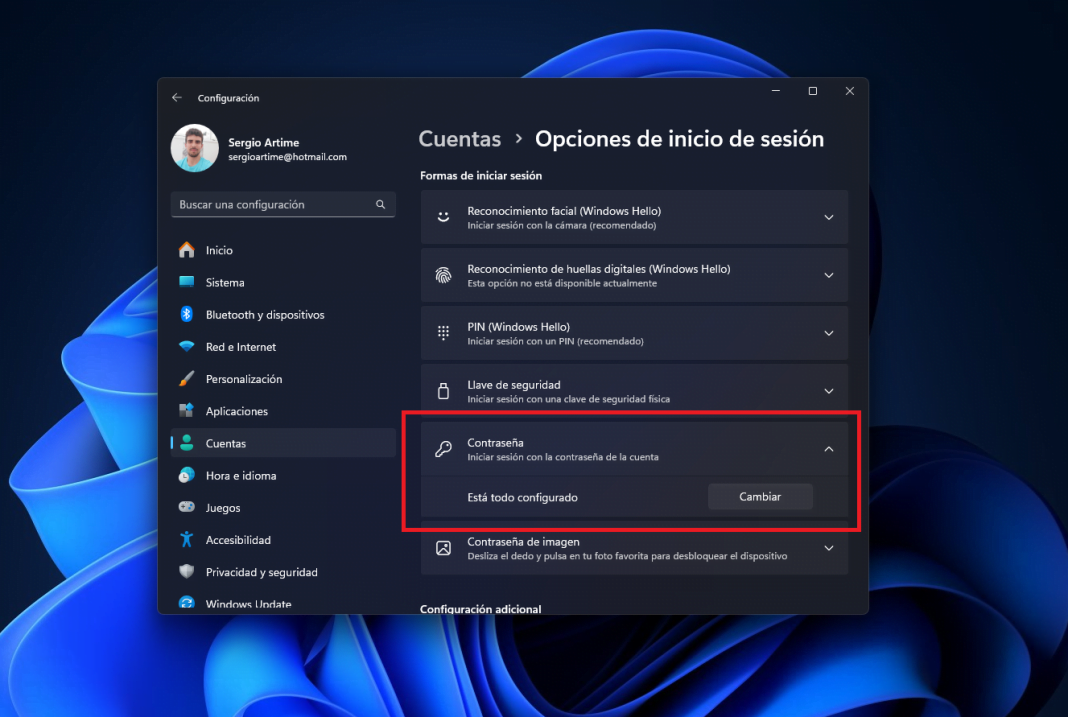 Cómo quitar la contraseña y el PIN de Windows 11 Microsofters