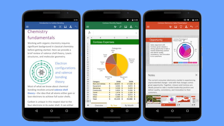 PowerPoint y Excel Mobile alcanzan las 500 millones de instalaciones en Android