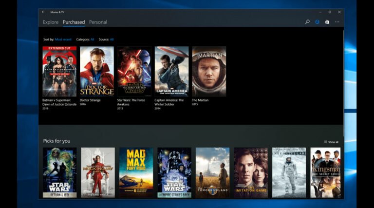 Adiós a la compra de Películas y Series en Windows y Xbox