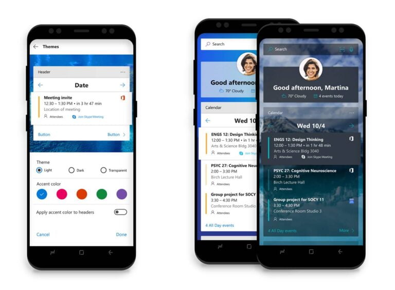 Y también sobre Microsoft Launcher y Edge para smartphones