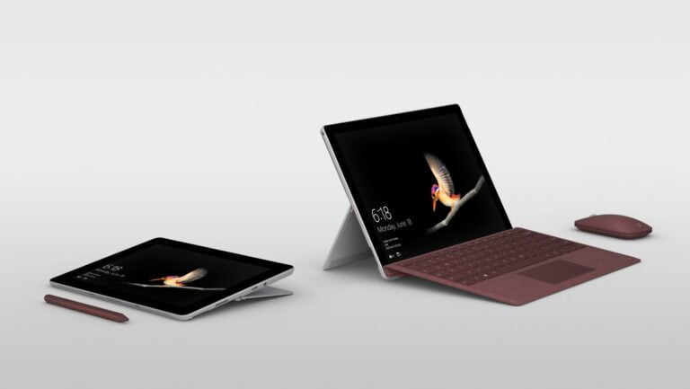 Surface Go recibe una actualización de firmware