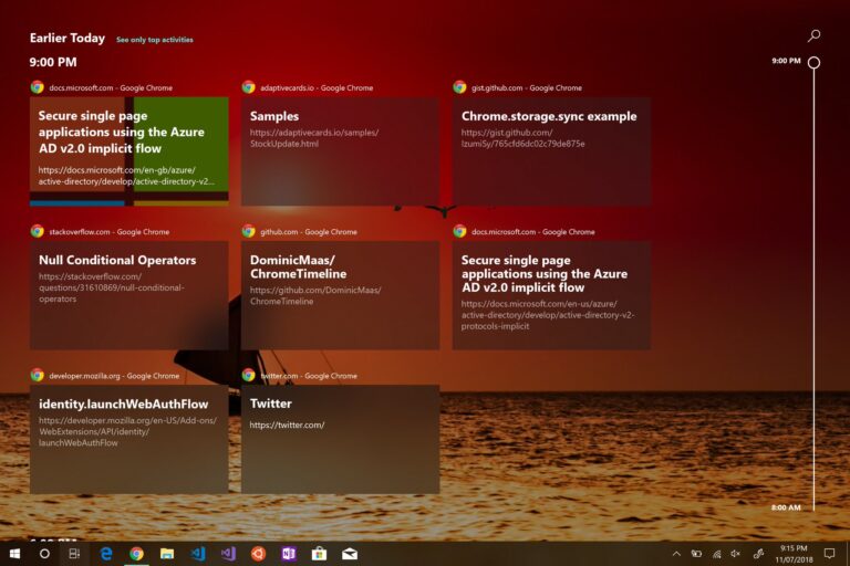 [Actualizada] Google Chrome tendrá soporte para Timeline y Continuar en Dispositivo mediante una extensión