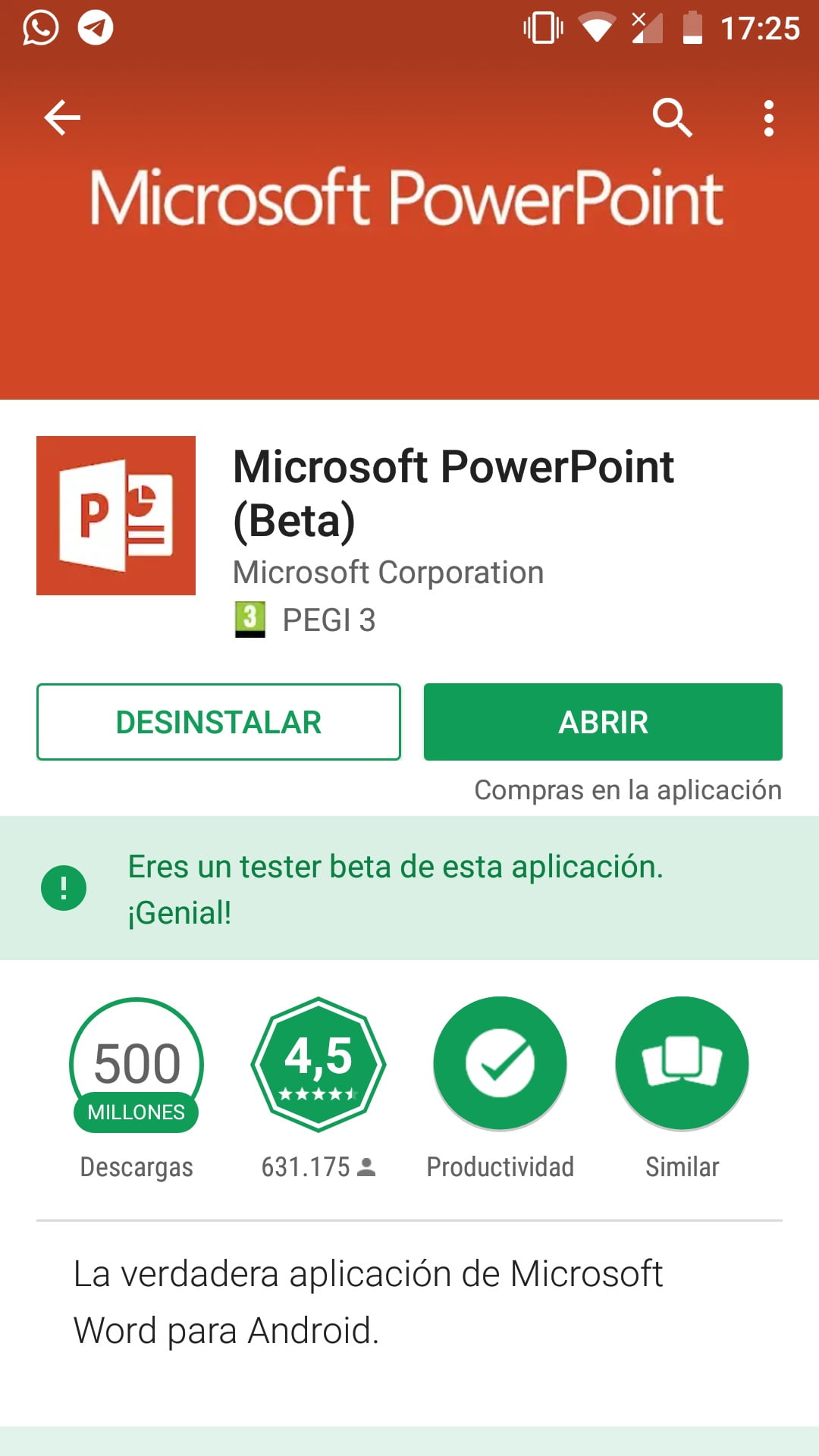 PowerPoint Mobile Android
