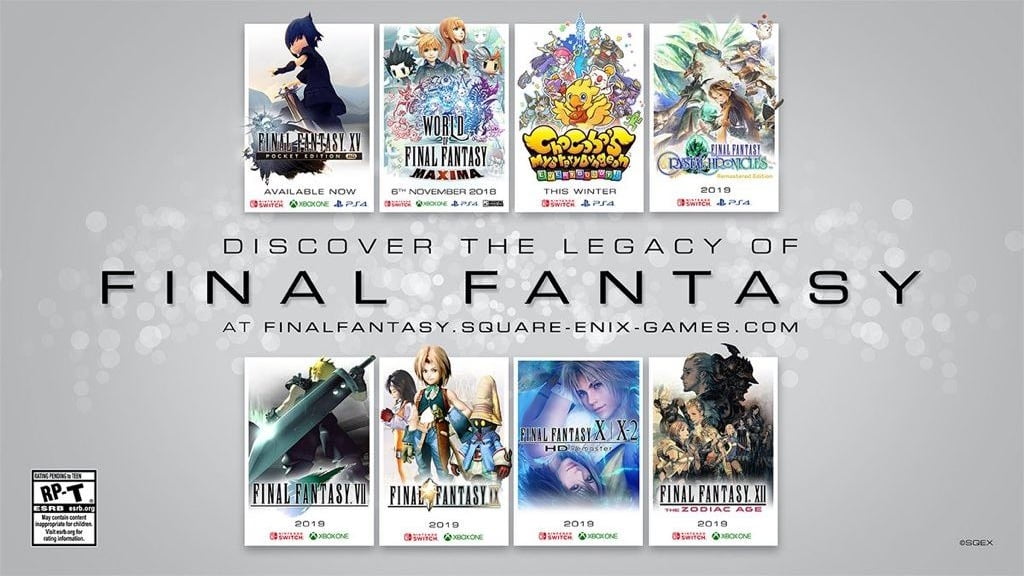 Los clásicos de Final Fantasy llegarán a Xbox One