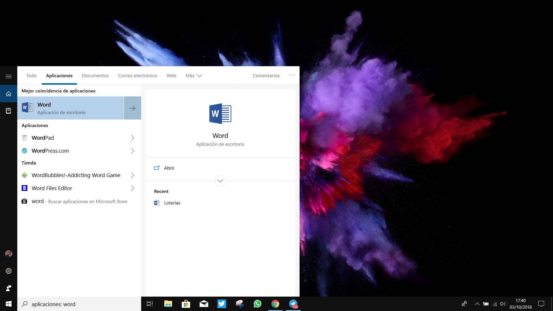 Cortana en W10 October 2018 Update