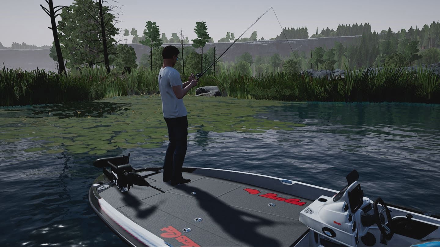 Pescando en Fishing Sim World