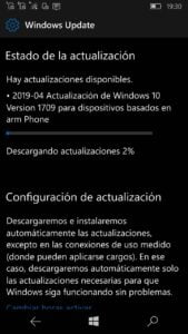 Windows 10 Mobile 15254.562