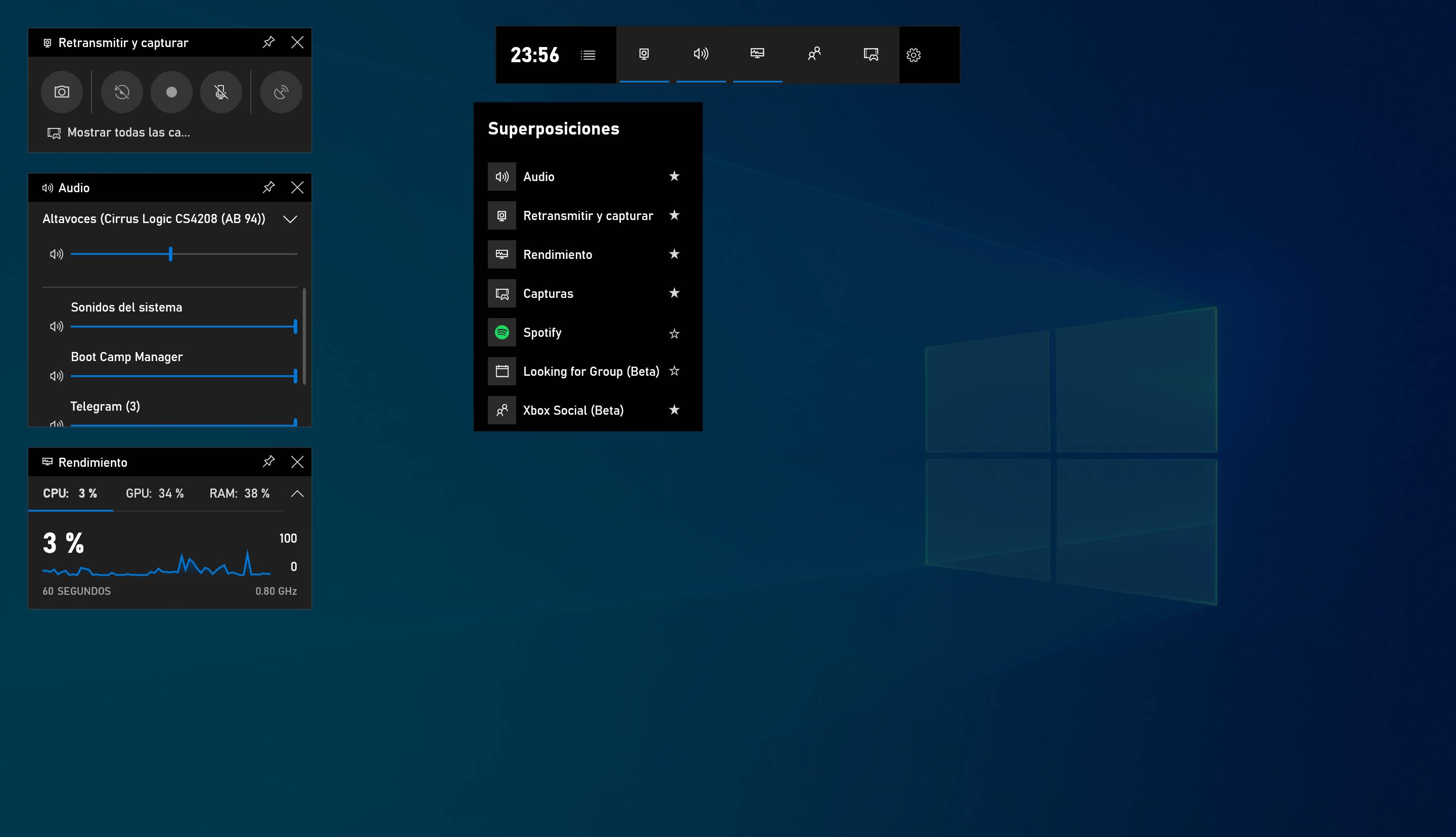 Personalizar la Barra de Juego de Xbox en Windows 10 PC