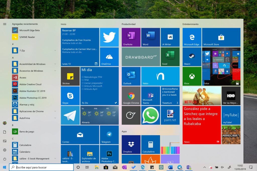 Descubre Las Novedades De Interfaz De Windows 10 May 2019 Update 8177