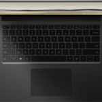 Vista superior con teclado sin Alcantara de Surface Laptop 3