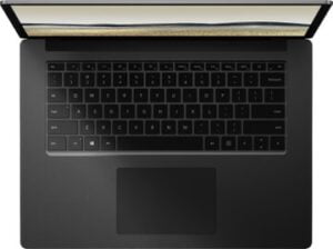 Vista superior con teclado sin Alcantara de Surface Laptop 3