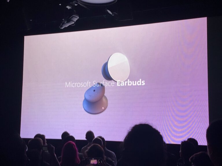 Microsoft Surface Earbuds llegan a tamaño reducido y gran bateria