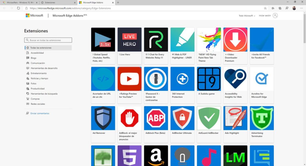Como Instalar Extensiones En El Nuevo Microsoft Edge Microsofters 7327