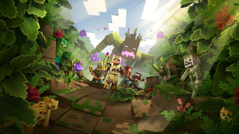 El Despertar de la Jungla, el primer DLC de Minecraft Dungeons llega en julio