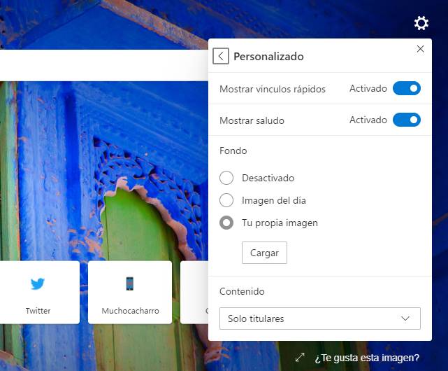 Personaliza El Fondo De Nueva Pestana Con Microsoft Edge