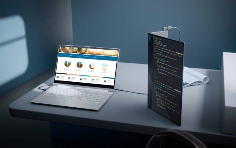 Lenovo ThinkVision M14t, un monitor portátil para la productividad