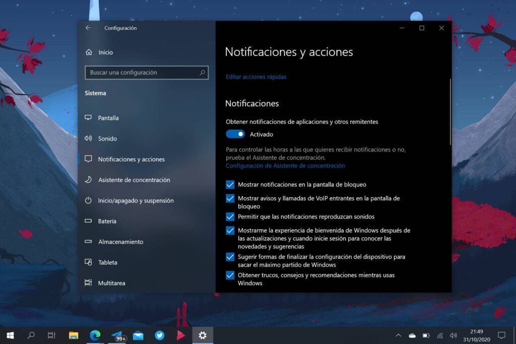 Cómo Personalizar Y Desactivar Las Notificaciones De Windows 10 Microsofters 7603