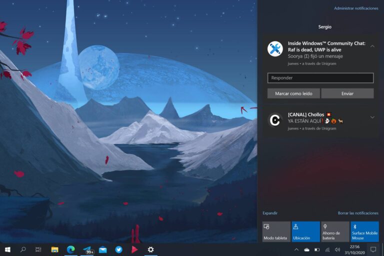 Cómo personalizar y desactivar las notificaciones de Windows 10