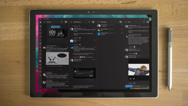 Fenice 5: la nueva aplicación UWP de Twitter para Windows 10
