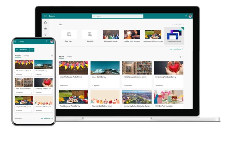 Las respuestas en tiempo real de Microsoft Forms se renuevan con nuevas vistas y gráficos