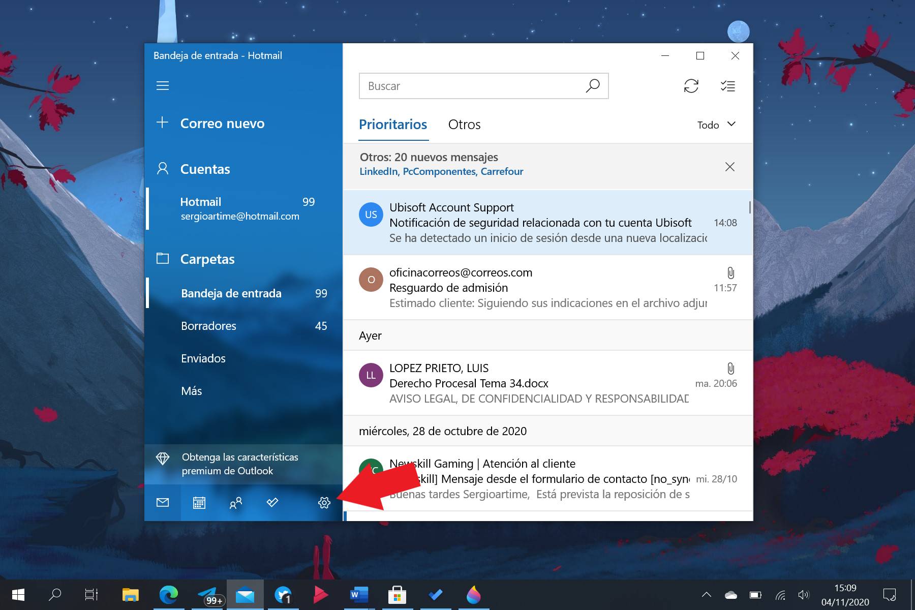 Configuración del Correo de Windows 10