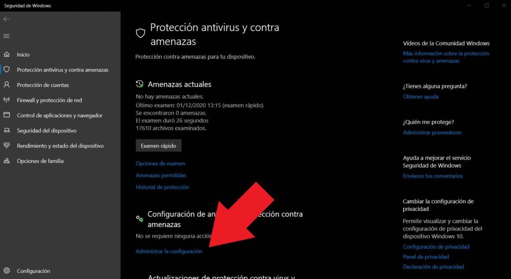 Cómo desactivar Microsoft Defender el antivirus de Windows