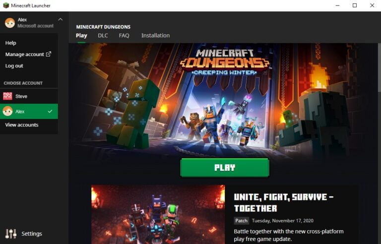 minecraft how to switch to the new launcher