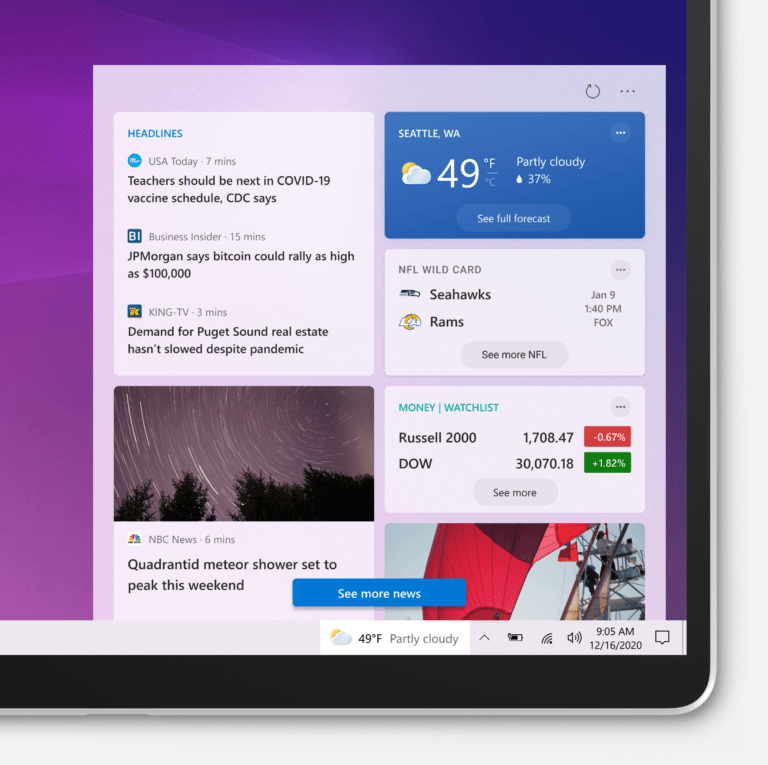 Cómo eliminar el widget del tiempo de la barra de tareas de Windows 10 y Windows 11