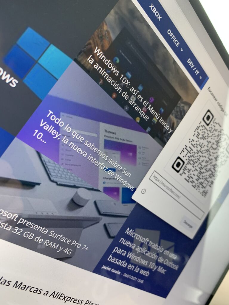 Comparte páginas web de Microsoft Edge con un código QR