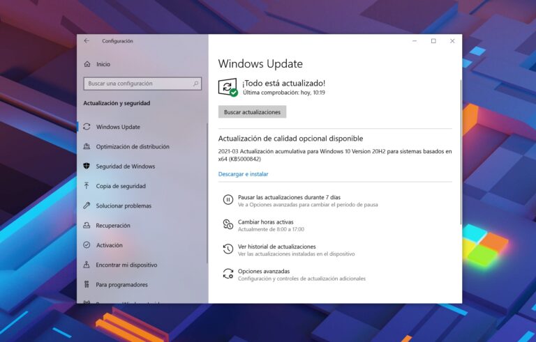La última actualización de Windows 10 mejora el rendimiento de tu PC