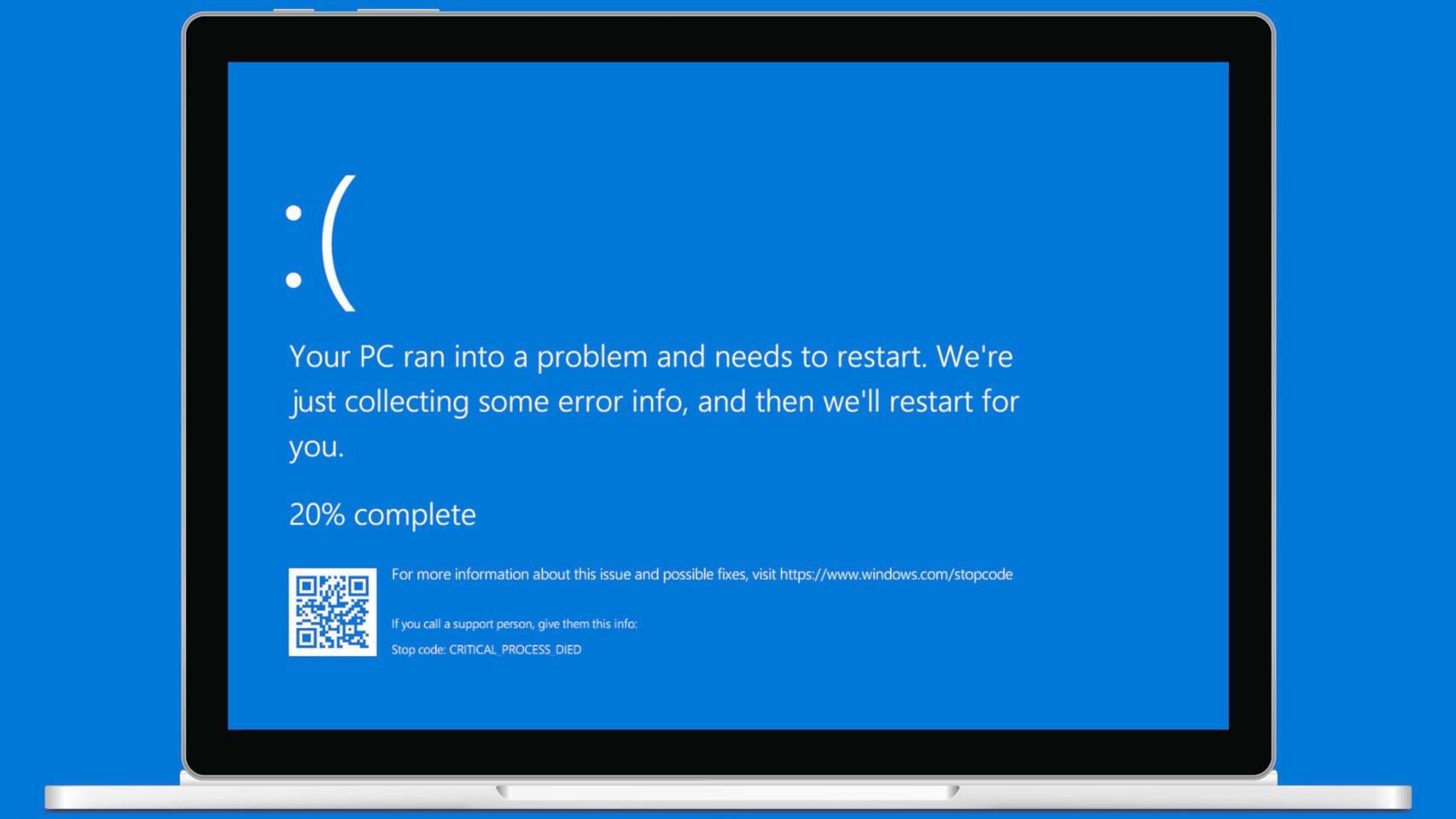 Pantallazo azul de Windows 10