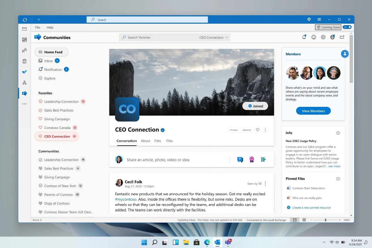 Yammer estrena sus nuevas comunidades en Microsoft 365