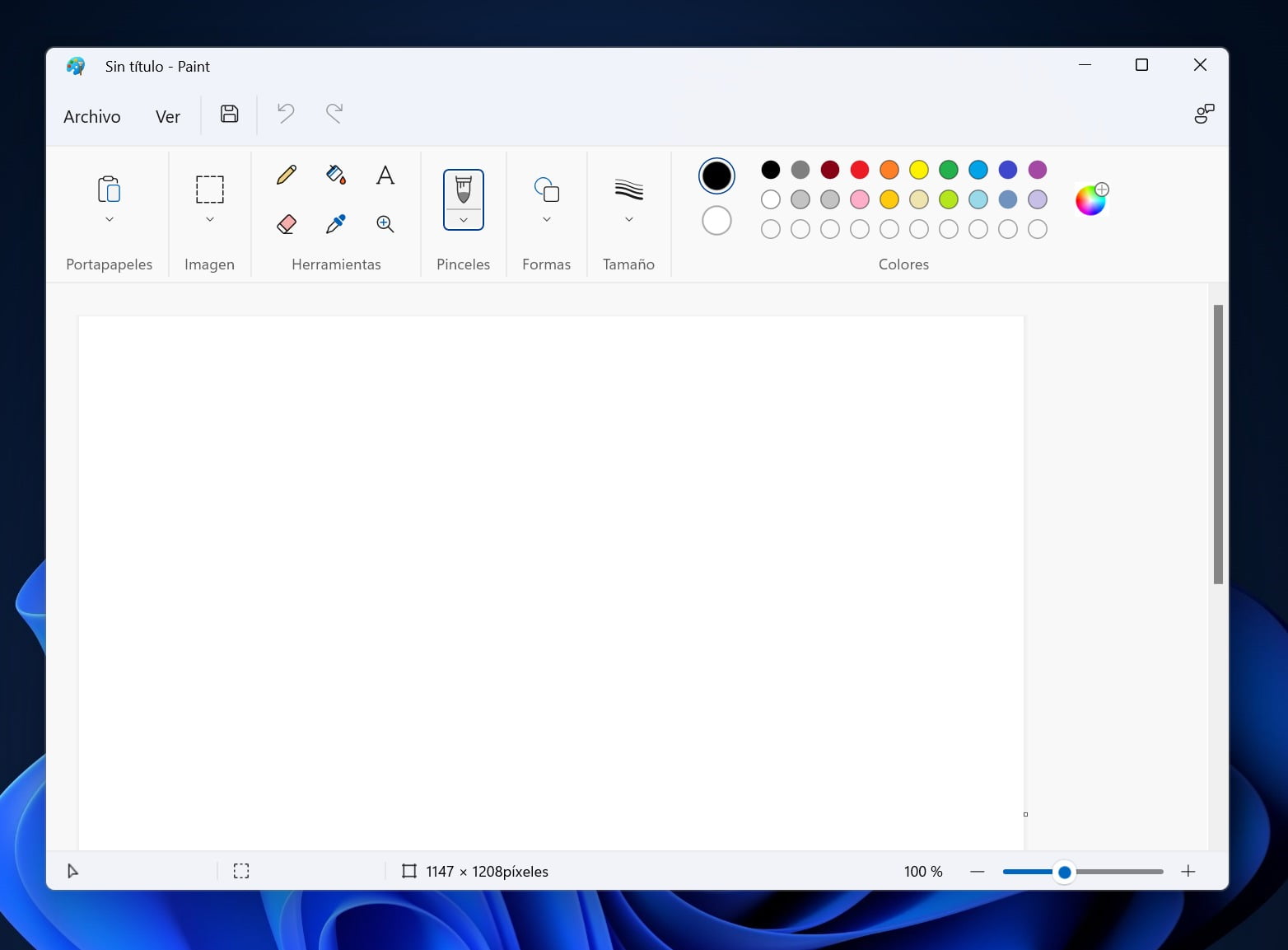 Microsoft Paint en Windows 11