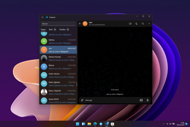 Telegram tendrá una nueva aplicación para Windows 10 y Windows 11