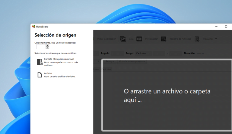 Handbrake 1.5.1 exigirá Windows 10 y .NET 6 para poder funcionar