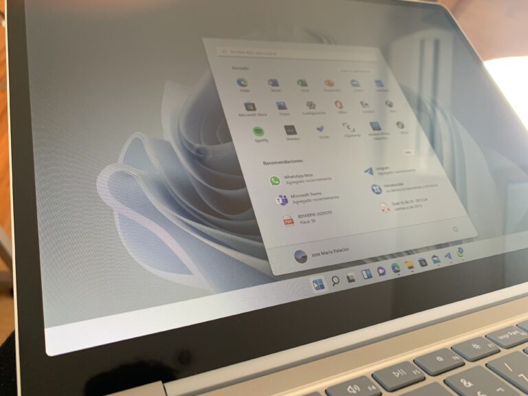 Actualizando y usando un Surface Laptop Go con Windows 11