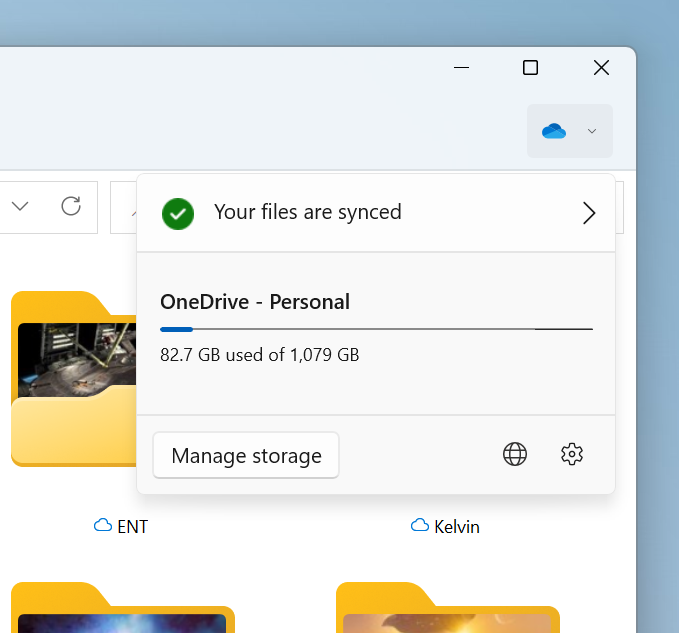 OneDrive en el Explorador de Archivos