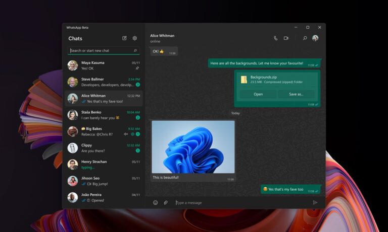 WhatsApp (Beta) se actualiza con mejoras en el rendimiento usando el tema claro