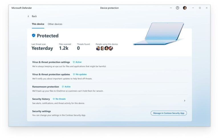 La nueva aplicación de Microsoft Defender está casi lista