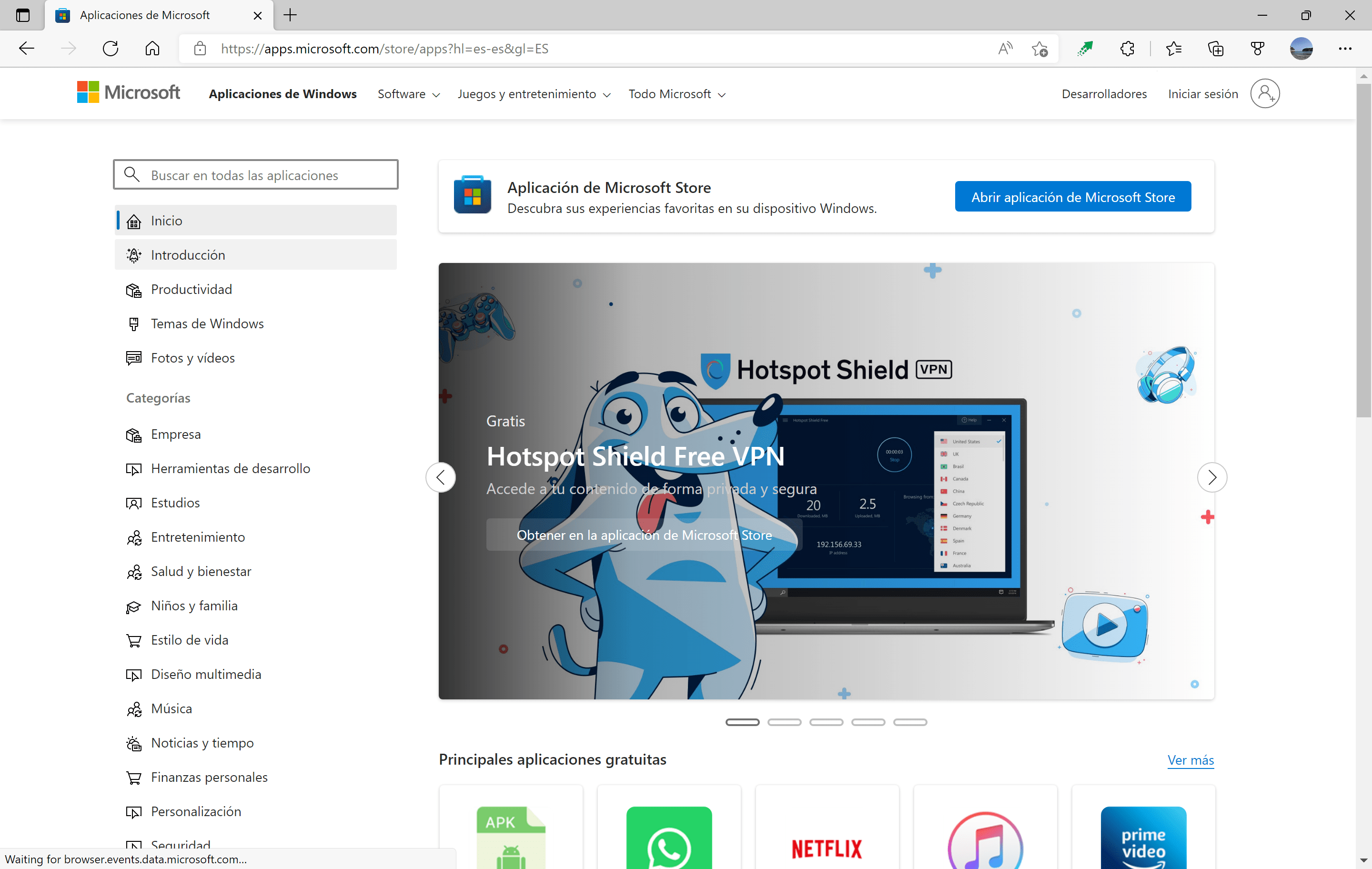 La Microsoft Store en la web