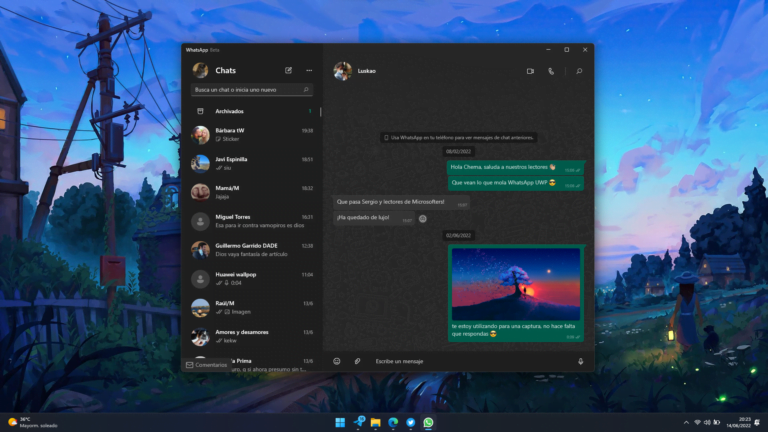 WhatsApp Beta (UWP) incluye las reacciones en su última actualización