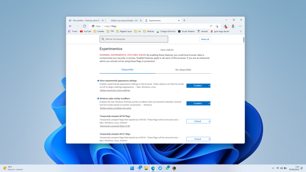 Cómo activar el nuevo diseño de Microsoft Edge en Windows 11 Microsofters