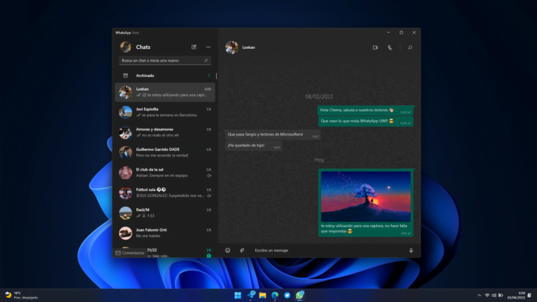 WhatsApp Beta UWP ya permite enviar audios y fotos con autodestrucción