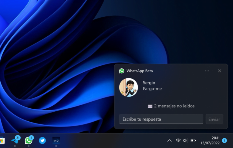 WhatsApp Beta ya permite responder mensajes desde las notificaciones