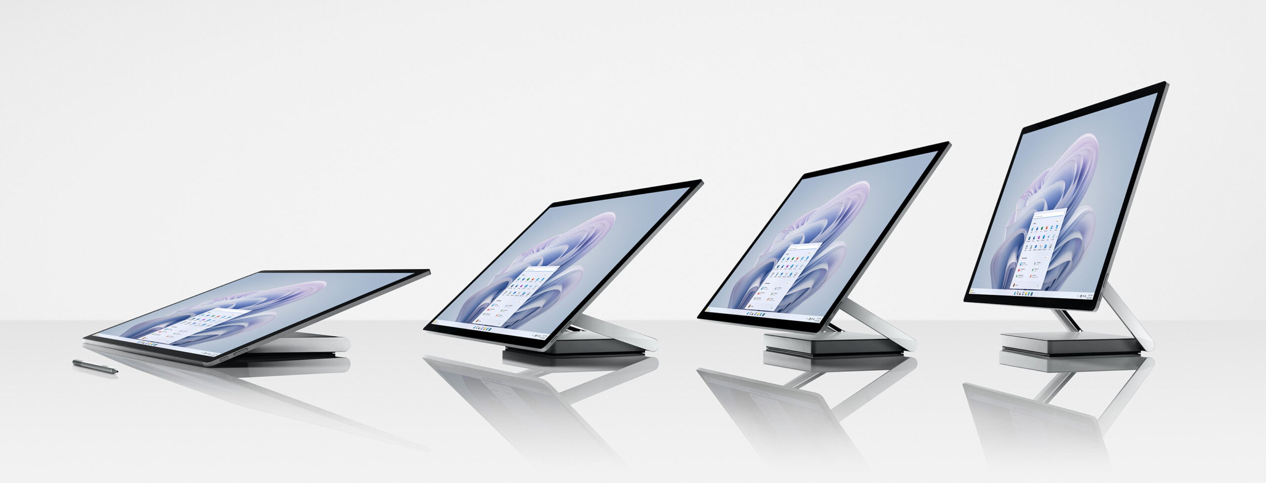 Posiciones de pantalla de Surface Studio 2 Plus