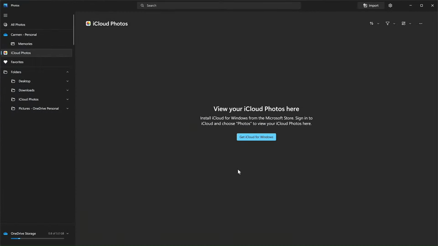 La aplicación de Fotos de Windows 11 tendrá soporte para iCloud ...