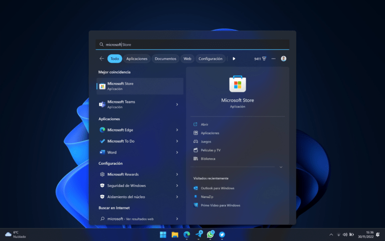 Microsoft planea grandes cambios en la búsqueda de Windows 11
