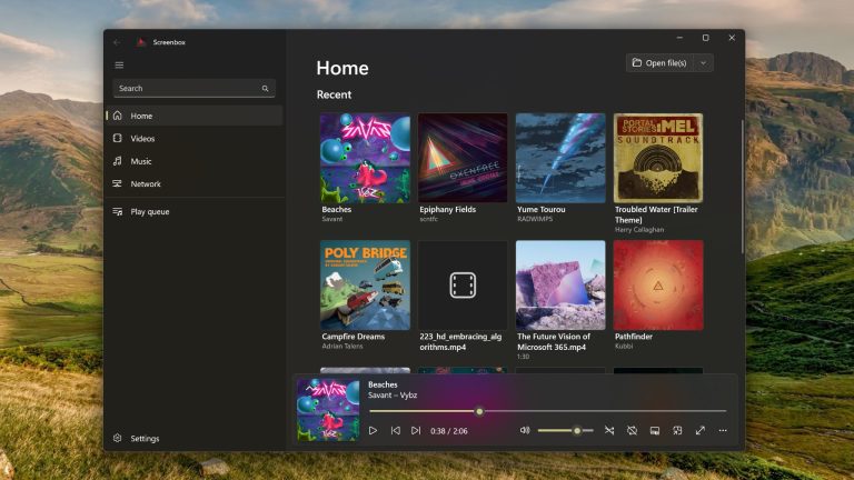 Screenbox: el reproductor de vídeo moderno y ligero que debes probar