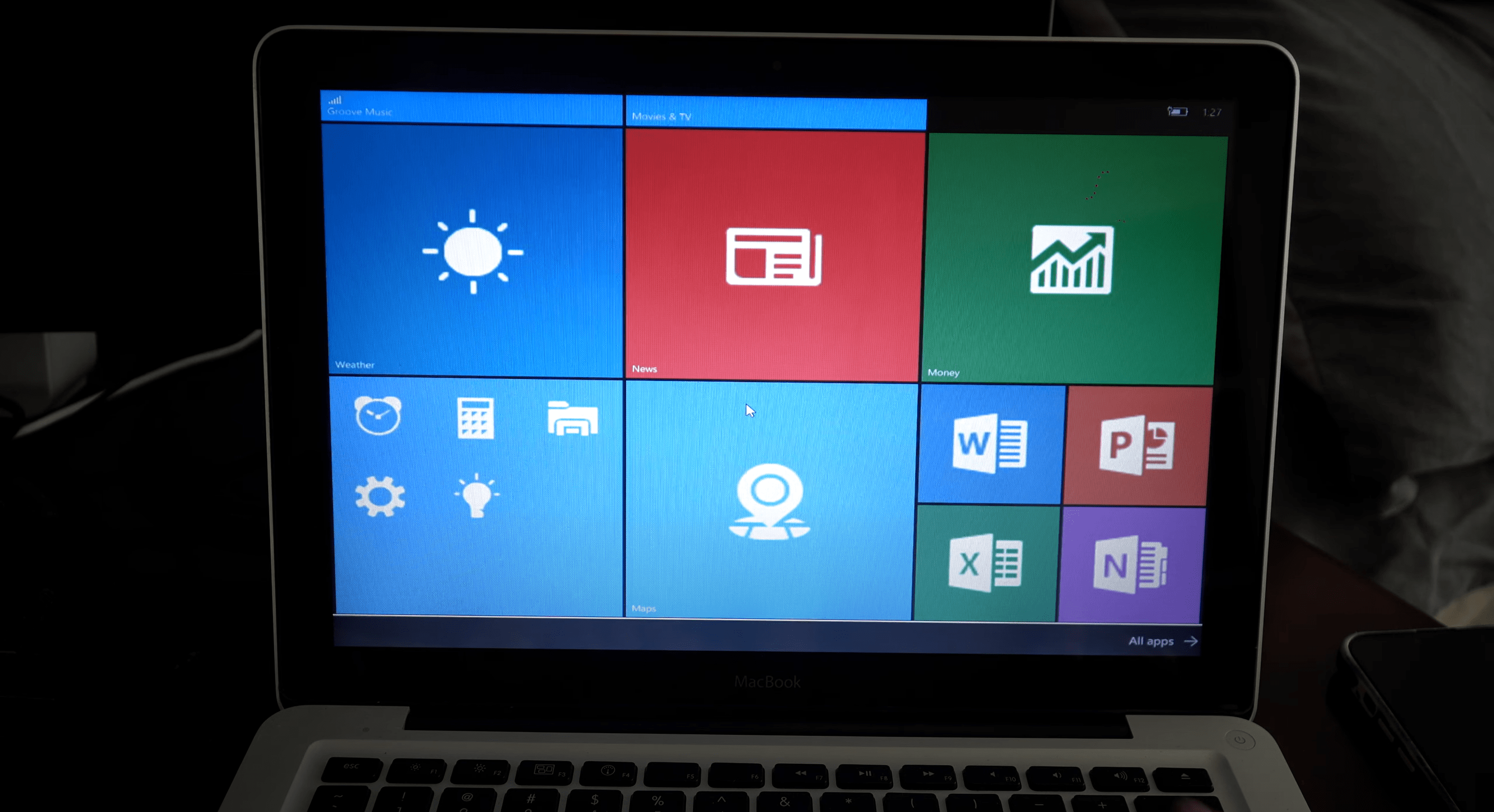 Windows 10 Mobile en un MacBook