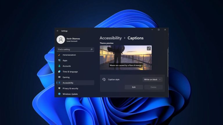 Cómo usar los subtítulos en directo en Windows 11